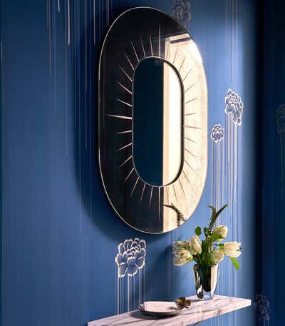  Art Deco Entry and Hall. Galerie Show House by Elizabeth Gill Interiors, Inc..