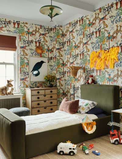 Contemporary Children's Room. Fifth Avenue by Jeremiah Brent Design.