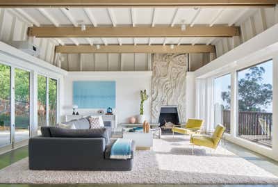  Mid-Century Modern Living Room. Resident Art by alisondamonte.