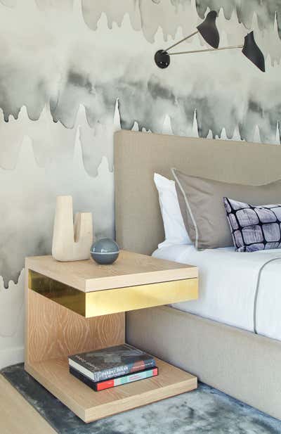 Contemporary Bedroom. Resident Art by alisondamonte.