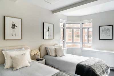 Transitional Bedroom. 5TH AVENUE NYC by Danielle Richter Design.