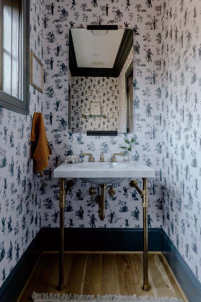  Organic Bathroom. Chevy Chase Victorian by Zoe Feldman Design.