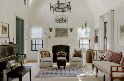  Organic Living Room. Chevy Chase Victorian by Zoe Feldman Design.