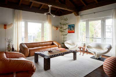  Eclectic Apartment Living Room. Whitley Heights Penthouse by Argyle Design.