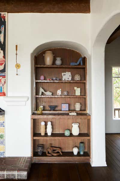 Eclectic Apartment Office and Study. Whitley Heights Penthouse by Argyle Design.