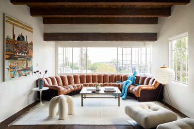  Mid-Century Modern Apartment Living Room. Whitley Heights Penthouse by Argyle Design.