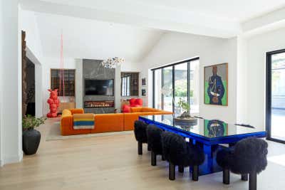  Modern Eclectic Bachelor Pad Dining Room. The Fun House by Argyle Design.