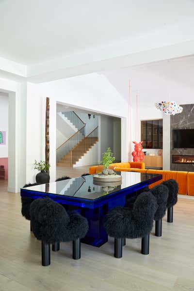 Modern Bachelor Pad Dining Room. The Fun House by Argyle Design.