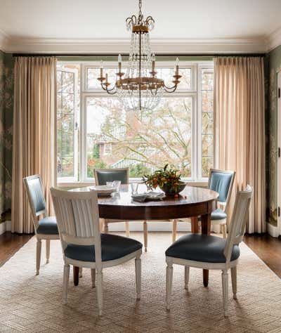  English Country Dining Room. Windermere Dr. by Kylee Shintaffer Design.