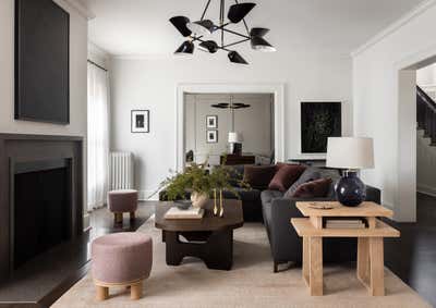  Modern Family Home Living Room. Lakeview Residence by Kylee Shintaffer Design.