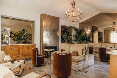  French Art Nouveau Lobby and Reception. Caviar Kaspia by Night Palm Studio.
