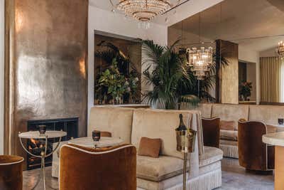 French Art Nouveau Restaurant Lobby and Reception. Caviar Kaspia by Night Palm Studio.
