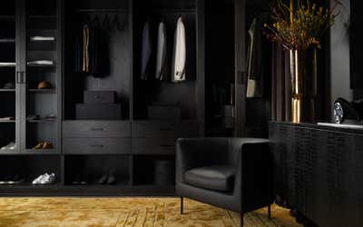  Modern Family Home Storage Room and Closet. Kips Bay Dallas by Huma Sulaiman Design.