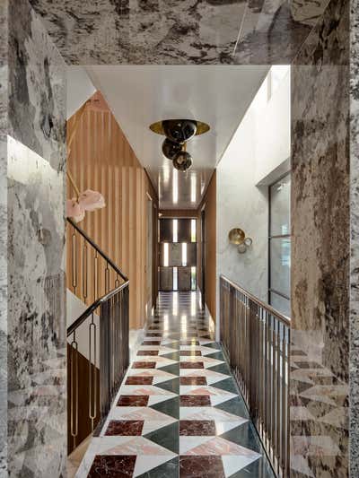  Maximalist Family Home Entry and Hall. Mosman Residence  by Greg Natale.