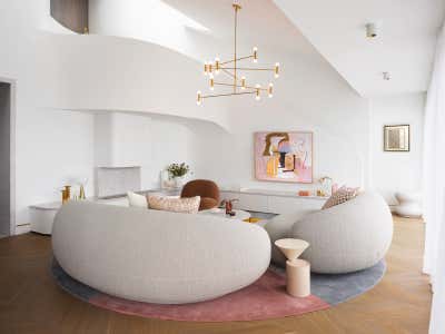  Scandinavian Apartment Living Room. Walsh Bay Penthouse  by Greg Natale.