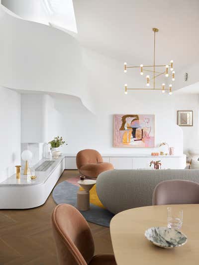  Scandinavian Living Room. Walsh Bay Penthouse  by Greg Natale.
