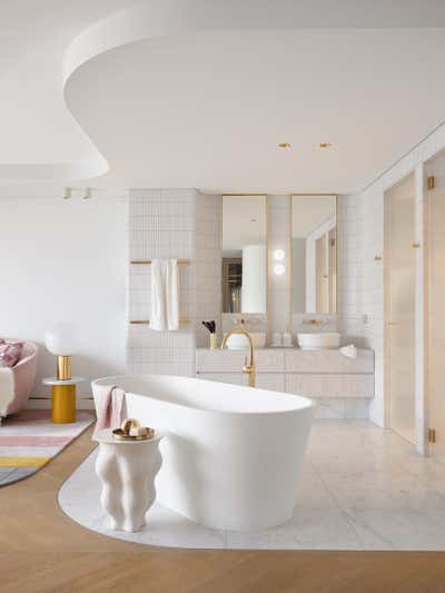  Modern Contemporary Apartment Bathroom. Walsh Bay Penthouse  by Greg Natale.