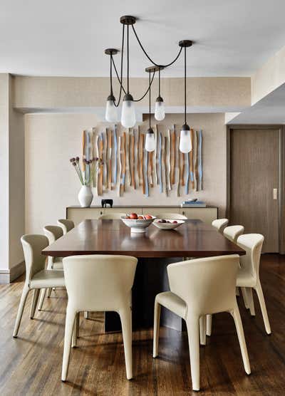  Modern Apartment Dining Room. 737 Park Avenue by Chango & Co..
