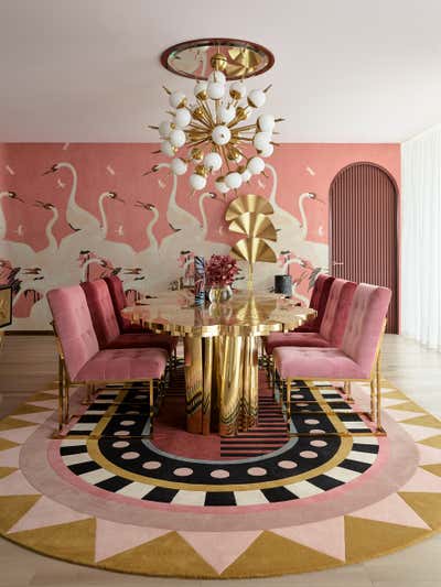  Art Deco Dining Room. Toorak Apartment  by Greg Natale.