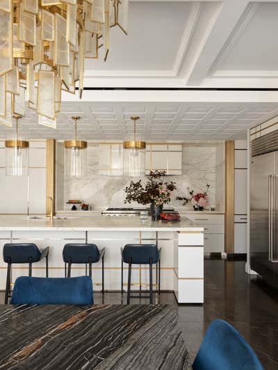  Transitional Art Deco Family Home Kitchen. Hunters Hill House  by Greg Natale.