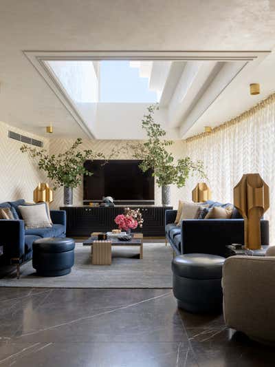  Transitional Family Home Living Room. Hunters Hill House  by Greg Natale.