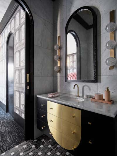  Maximalist Eclectic Family Home Bathroom. East Brisbane House  by Greg Natale.