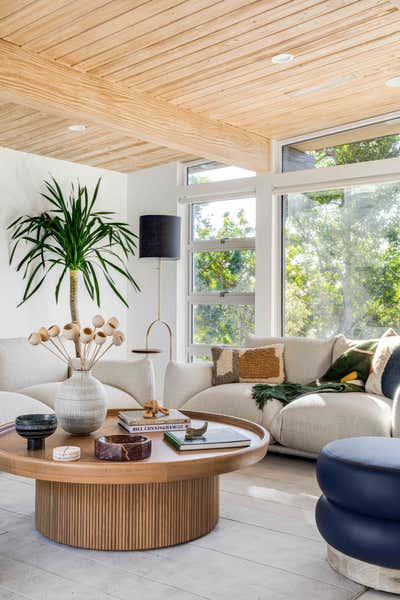  Organic Beach House Living Room. Woods Cove by Jen Samson Design.