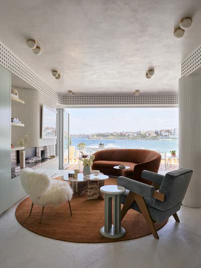  Transitional Apartment Living Room. Bondi Beach Apartment  by Greg Natale.