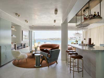 Contemporary Living Room. Bondi Beach Apartment  by Greg Natale.
