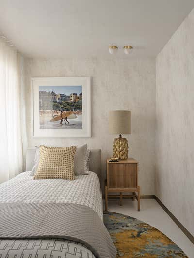  Transitional Apartment Bedroom. Bondi Beach Apartment  by Greg Natale.