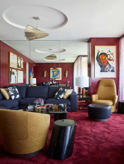  Transitional Apartment Living Room. Darlinghurst Apartment  by Greg Natale.