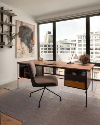  Industrial Office and Study. Clinton Hill Duplex by MK Workshop.