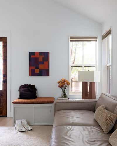  Organic Living Room. Chestnut Bungalow by MK Workshop.