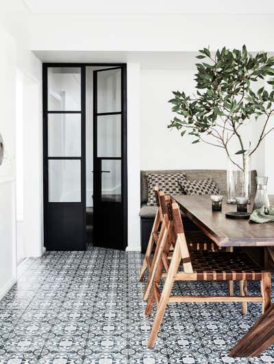  Mediterranean Southwestern Family Home Dining Room. Sirocco by Kate Nixon.