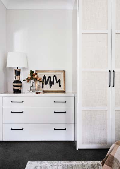  Farmhouse Family Home Storage Room and Closet. Sirocco by Kate Nixon.