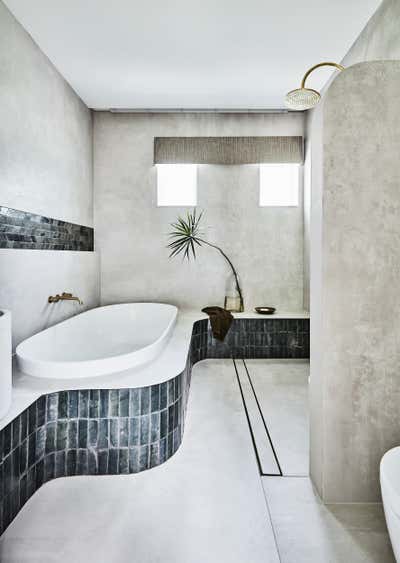  Mid-Century Modern Family Home Bathroom. Sirocco by Kate Nixon.