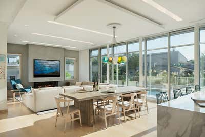  Contemporary Beach House Living Room. Juniper Beach House  by StudioLAB.