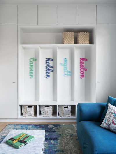  Beach Style Storage Room and Closet. Juniper Beach House  by StudioLAB.