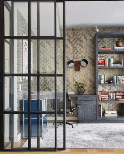  Contemporary Minimalist Apartment Office and Study. Boerum Hill by Tina Ramchandani Creative LLC.