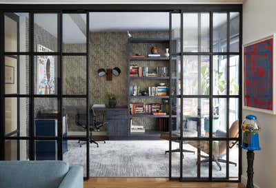  Minimalist Apartment Office and Study. Boerum Hill by Tina Ramchandani Creative LLC.