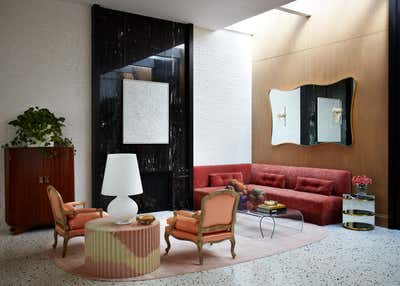 Mid-Century Modern Living Room. Casa Tropicale by Jamie Bush + Co..