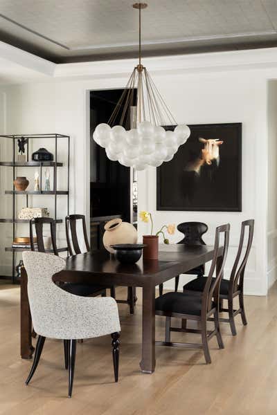  Modern Family Home Dining Room. ECLECTIC FUSION by Donna Mondi Interior Design.