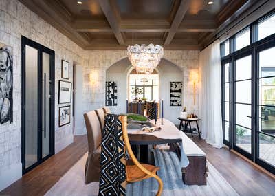  Transitional Family Home Dining Room. PARADISE VALLEY OASIS by Donna Mondi Interior Design.