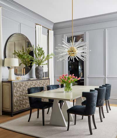  Art Deco Dining Room. Deco Inspired by Brynn Olson Design Group.