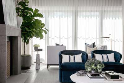  Art Deco Family Home Living Room. Relaxed Contemporary by Brynn Olson Design Group.