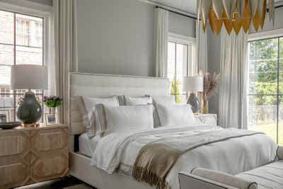  Art Deco Transitional Family Home Bedroom. Relaxed Contemporary by Brynn Olson Design Group.