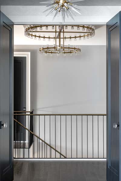  Art Deco Family Home Entry and Hall. Relaxed Contemporary by Brynn Olson Design Group.