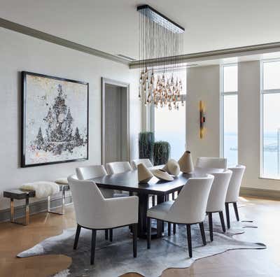  Modern Family Home Dining Room. REFINED MODERNITY by Donna Mondi Interior Design.