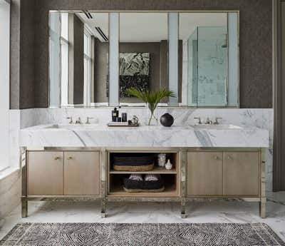 Modern Bathroom. REFINED MODERNITY by Donna Mondi Interior Design.