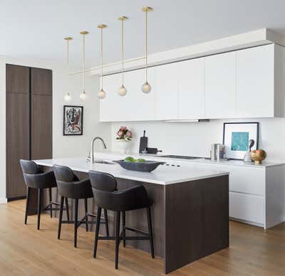 Modern Family Home Kitchen. URBAN SOPHISTICATION by Donna Mondi Interior Design.